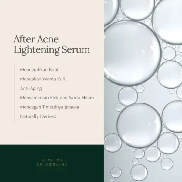 mich after acne lightening serum