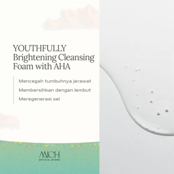 mich youthfully brightening cleansing foam