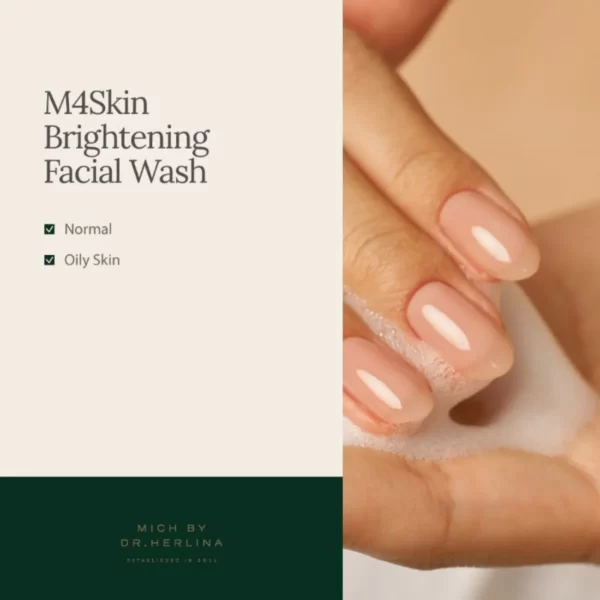 facial wash brightening m4skin