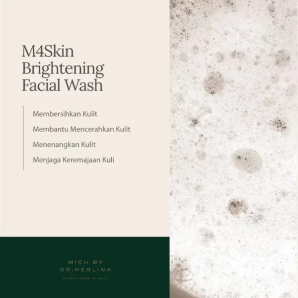 facial wash brightening m4skin