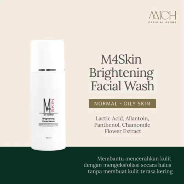 facial wash brightening m4skin