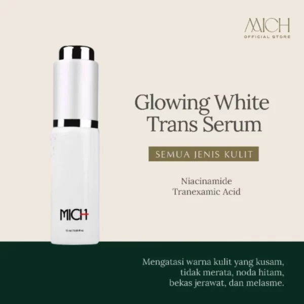 mich glowing white serum