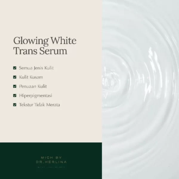 mich glowing white serum