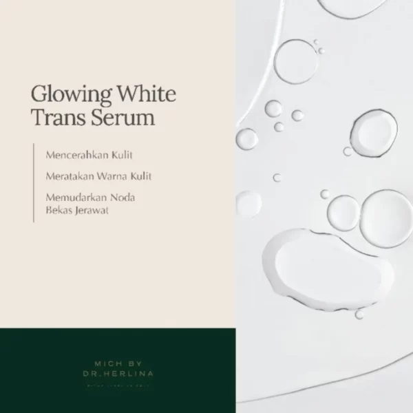 mich glowing white serum