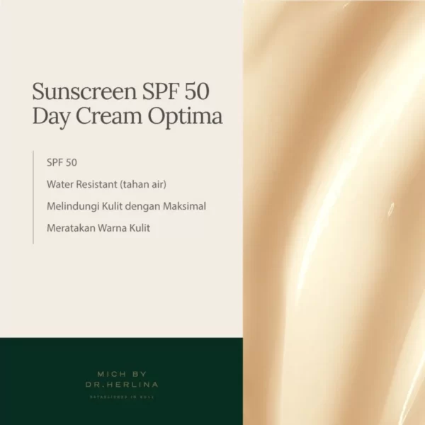 mich spf 50 day cream optima