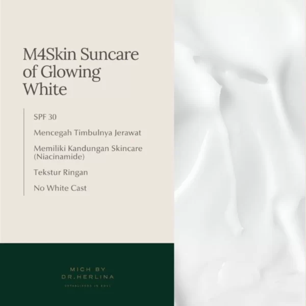 suncare of glowing white mich