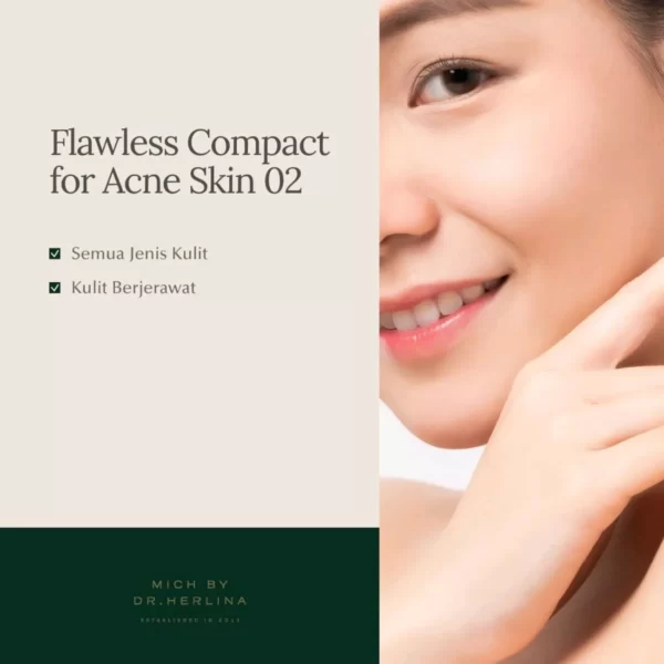 mich flawless compact acne powder