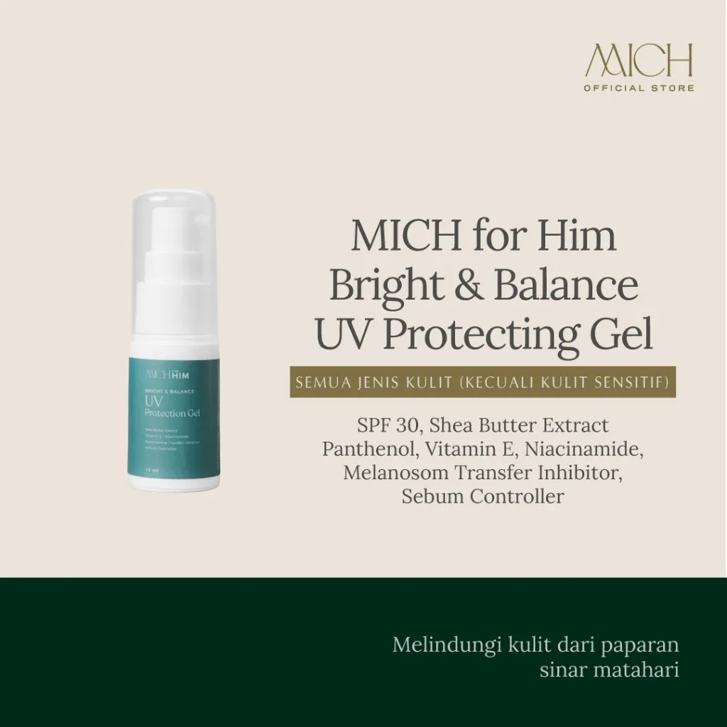 Sunscreen Wajah Pria MICH for HIM UV Protecting